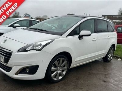 used Peugeot 5008 1.6 BLUE HDI S/S ALLURE 5 DOOR DIESEL WHITE 7 SEATER LOW TAX