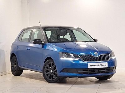Used Skoda Fabia Colour Edition 95 HP (69 kW) 2017 Blue Hatchback