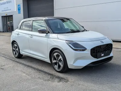 New Suzuki Swift 2026 White Hatchback