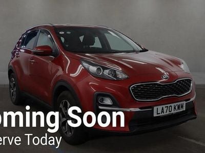 Usado Kia Sportage 136 HP (100 kW) 2021 Vermelho SUV