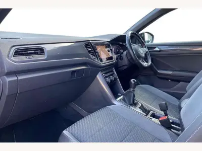 Used VW T-Roc R-line 150 HP (110 kW) 2020 Energetic orange with black roof SUV