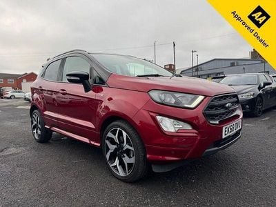 Red Used 2018 Ford Ecosport ST-Line SUV | £9,295 (Fair price)