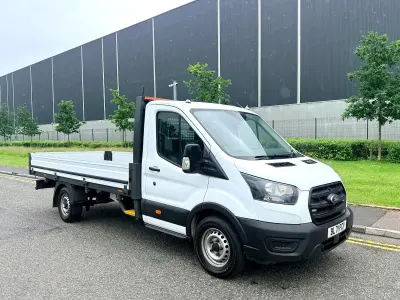 Used Ford Transit 130 HP (95 kW) 2021 White Cabriolet