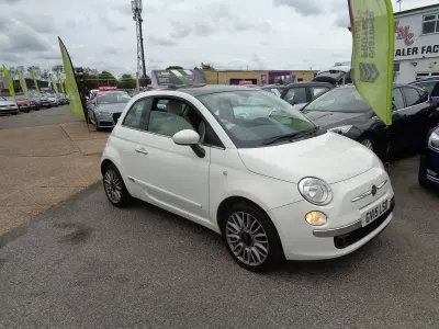 Usado Fiat 500 Lounge 69 CV (50 kW) 2015 Blanco Utilitario