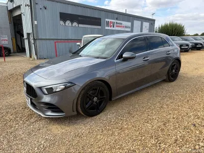 Used Mercedes A180 AMG Line Premium 136 HP (100 kW) 2018 Grey Hatchback