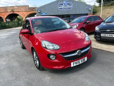 Used Vauxhall Adam Jam 70 HP (51 kW) 2015 Red Hatchback