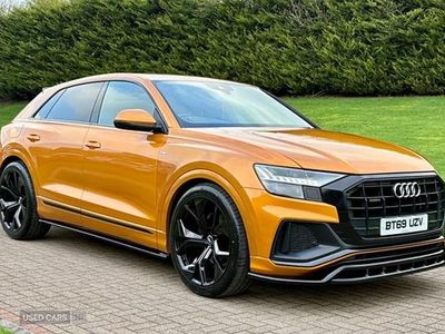 Used Audi Q8 S-Line 286 HP (210 kW) 2019 Orange SUV
