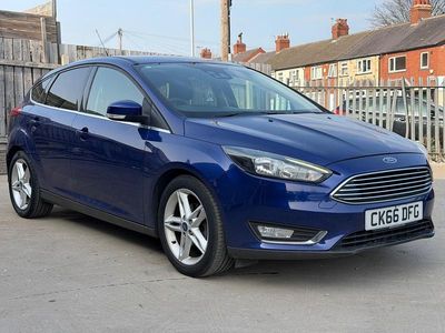 Used Ford Focus Titanium 2016 Blue Hatchback