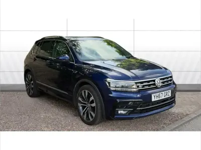 Used VW Tiguan R-line 179 HP (131 kW) 2017 Blue SUV