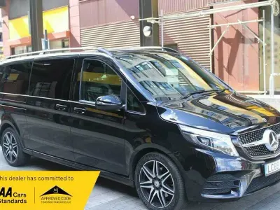 Used Mercedes V300 AMG line 239 HP (175 kW) 2019 Black MPV