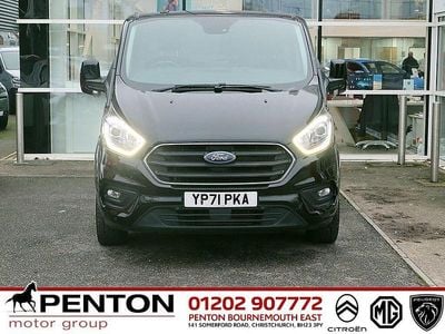 Black Used 2021 Ford Transit Custom Limited Van | £15,990 (Good price)