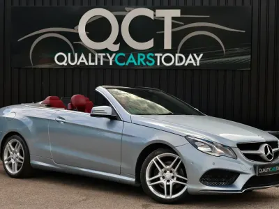 Używany Mercedes E350 AMG 252 KM (185 kW) 2013 Srebrny Kabriolet