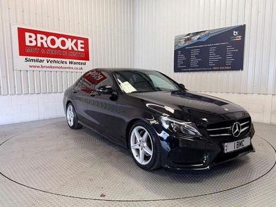 Used Mercedes C220 AMG Line Premium 170 HP (125 kW) 2017 Black Sedan