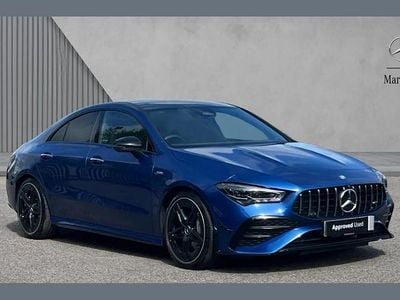 Used Mercedes CLA35 AMG Premium Plus 301 HP (221 kW) 2025 Blue Coupe