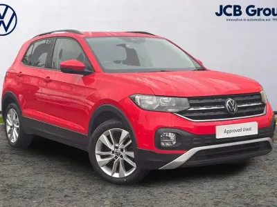 Used VW T-Cross SE 110 HP (80 kW) 2021 Red SUV