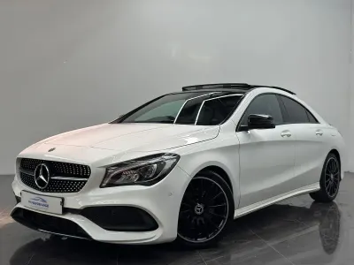 Used Mercedes CLA220 AMG line 2018 White Coupe