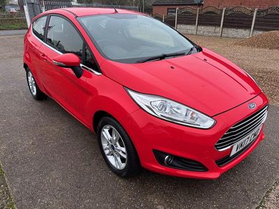 Used Ford Fiesta Zetec 2017 Red Hatchback
