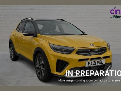 Used Kia Stonic GT-Line S 117 HP (86 kW) 2021 Yellow SUV