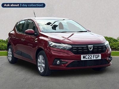 Begagnad Dacia Sandero Comfort 90 HK (66 kW) 2022 Röd Halvkombi