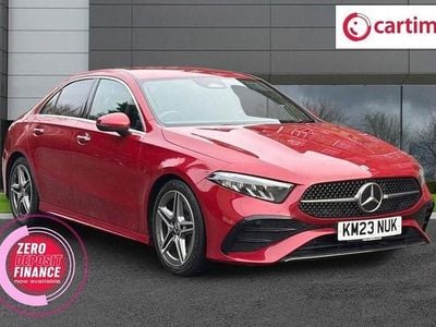 Used Mercedes A200 AMG Line Premium 163 HP (119 kW) 2023 Red Sedan