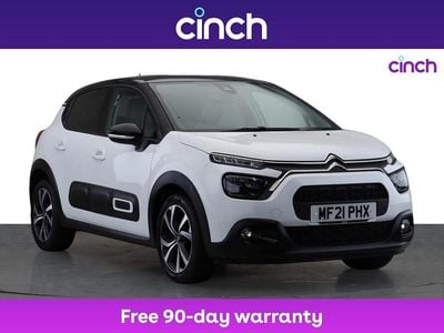 White Used 2021 Citroën C3 PureTech Hatchback | £10,449 (Fair price)