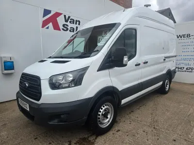 Used Ford Transit 130 HP (95 kW) 2018 White Van