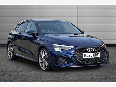 Used Audi A3 Comfort 150 HP (110 kW) 2023 Blue Sedan