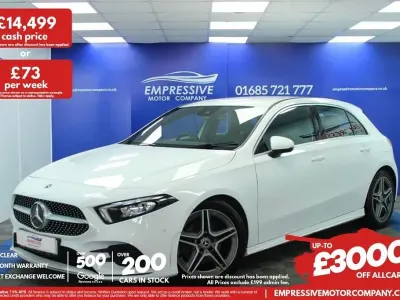 Begagnad Mercedes A200 Executive 2018 Vit Halvkombi