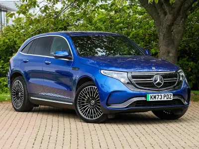 Used Mercedes EQC400 AMG Line Premium 300 kW (408 HP) 2023 Blue SUV