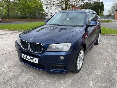 Blue Used 2013 BMW X3 M Sport SUV | £6,495 (Fair price)