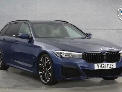 Used BMW 520 M Sport 181 HP (133 kW) 2021 Blue Estate