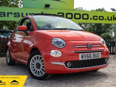 Used Fiat 500C Lounge 69 HP (50 kW) 2016 Pink Cabriolet