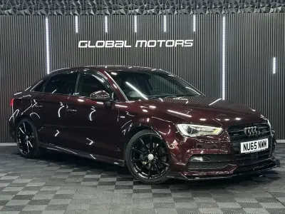 Used Audi A3 S-Line 184 HP (135 kW) 2015 Red Sedan