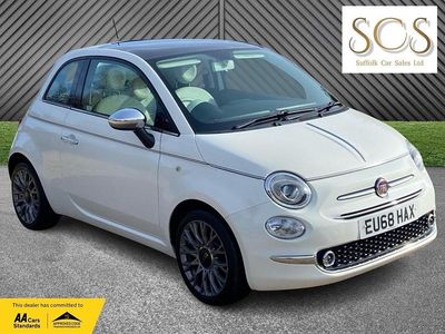 Used Fiat 500 Collezione 69 HP (50 kW) 2018 White Hatchback