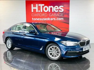 Used BMW 520 Sport Line 190 HP (139 kW) 2017 Blue Sedan