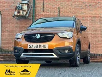 Used Vauxhall Crossland X Elite 130 HP (95 kW) 2018 Orange SUV