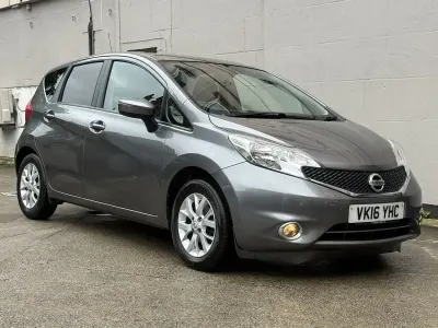Used Nissan Note Acenta Premium 80 HP (58 kW) 2016 Grey Hatchback