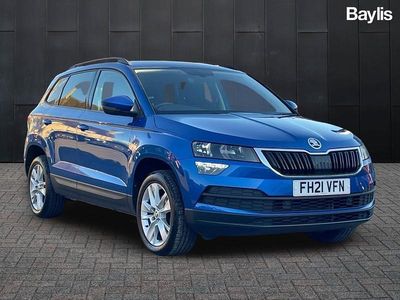 Used Skoda Karoq SE Technology 150 HP (110 kW) 2021 Blue SUV
