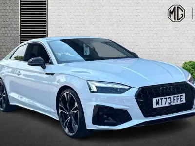 Used Audi A5 Black Edition 204 HP (150 kW) 2023 White Coupe