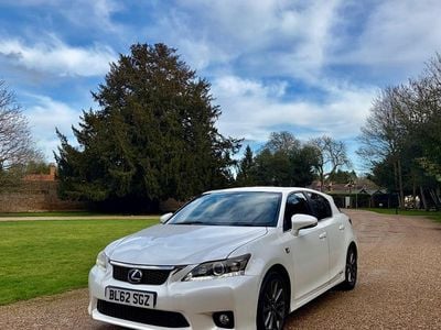 White Used 2012 Lexus CT200h Sport Line Hatchback | £6,999 (A bit pricey)
