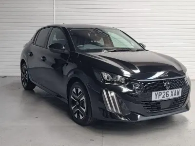 New Peugeot 208 Allure 2026 Black Hatchback