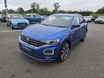Blue Used 2021 VW T-Roc R-line SUV | £18,950 (Fair price)