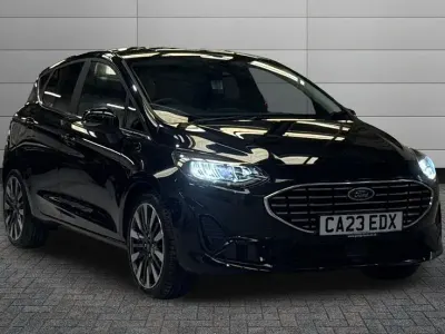 Used Ford Fiesta Titanium X 125 HP (91 kW) 2023 Agate black Hatchback