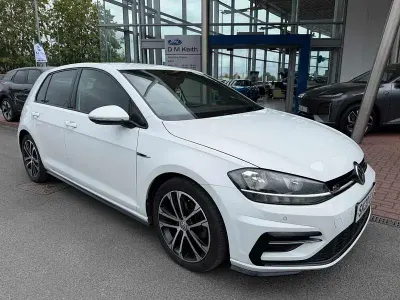 Used VW Golf VII R-line 2020 White Hatchback