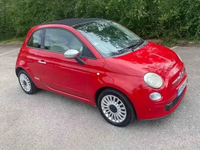 Used Fiat 500C Pop 2009 Red Cabriolet