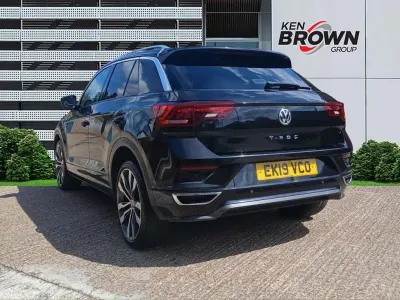 Used VW T-Roc R-line 150 HP (110 kW) 2019 Black SUV