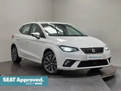 Used Seat Ibiza SE Technology 94 HP (69 kW) 2024 White Hatchback