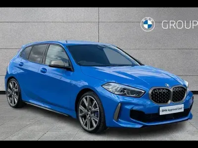 Used BMW M135 Comfort Edition 302 HP (222 kW) 2024 Blue Hatchback