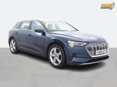 Used Audi e-tron Advanced 300 kW (408 HP) 2019 Blue SUV