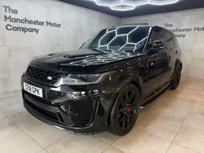 Używany Land Rover Range Rover Sport SVR 575 KM (422 kW) 2018 Czarny SUV